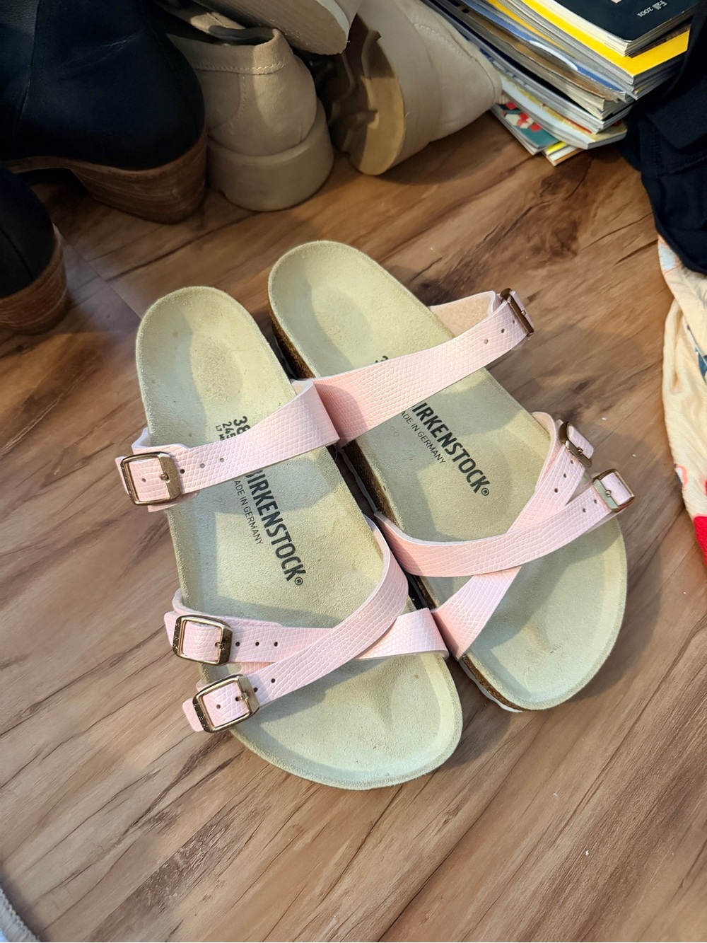 Birkenstock Franca pink rose Sandals 38